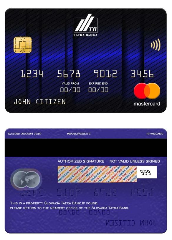 Slovakia Tatra Bank mastercard